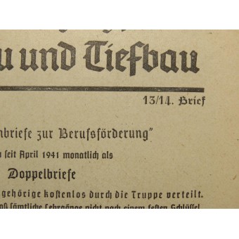 Строитель- Журнал для немецких солдат. Espenlaub militaria