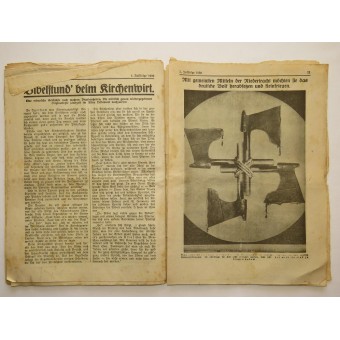 The Austrian nazi party newspaper - Österreichischer Beobachter. Espenlaub militaria