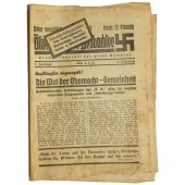 Газета австрийских нацистов Österreichischer Beobachter, лето 1939