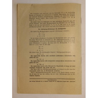 Teknisk lärobok för Wehrmachtssoldater Del IV Soldatenbriefe zur Berufsförderung.. Espenlaub militaria