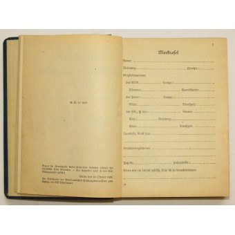 3RD Reich Spoorwegofficials Calendar - 1939 jaar. Espenlaub militaria