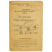 Libro de identificación de aviones de guerra británicos para la Wehrmacht.