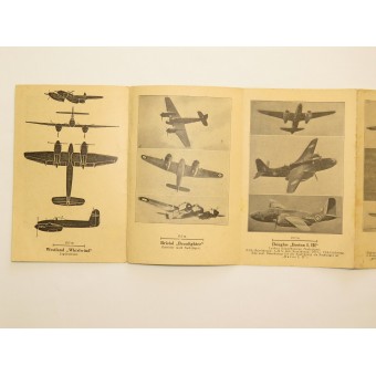 British war planes ID book for Wehrmacht.. Espenlaub militaria