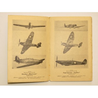 Aviones de guerra británico libro de identificación para la Wehrmacht.. Espenlaub militaria