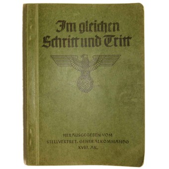German soldier from the Ostamark area songbook. Espenlaub militaria