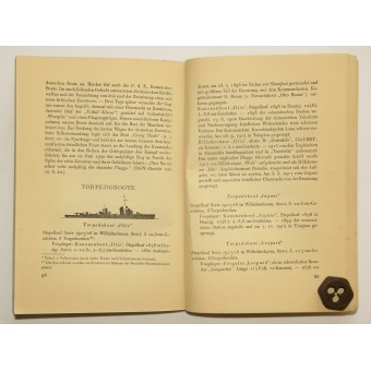 « navires de guerre allemands », des noms et des destins, « Die deutschen Kriegsschiffe ». Espenlaub militaria