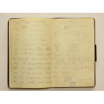 Notebook - Kriegs - Erinnerungen. Espenlaub militaria