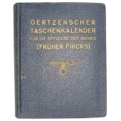 Journal de poche Oertzen pour les officiers de la Wehrmacht