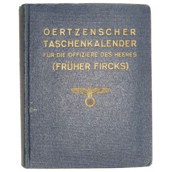 Ортценский карманный дневник для офицеров Вермахта. Espenlaub militaria