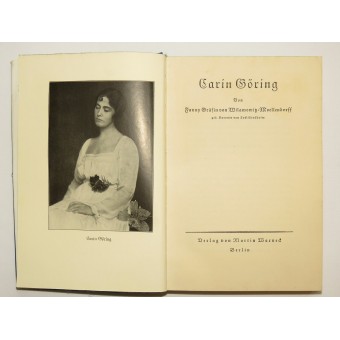 Le livre sur Hermann Goering wife- « Carin Göring ». Espenlaub militaria