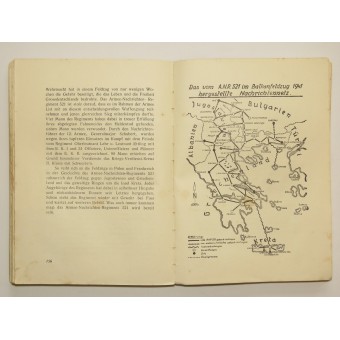 La storia di Armee-Nachr.Rgt.521 stampato nel 1941, numero speciale per i soldati del reggimento.. Espenlaub militaria