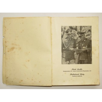 Die Geschichte des Armee-Nachr.Rgt.521, gedruckt 1941, Sonderausgabe für Regimentssoldaten.. Espenlaub militaria
