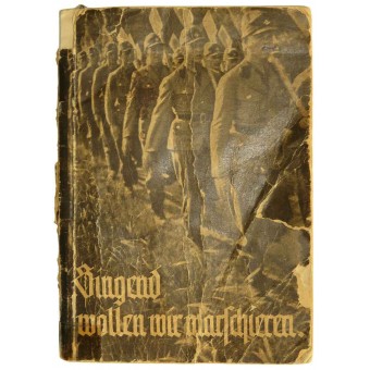 El libro de canciones RAD con las firmas de los amigos del ejército. Espenlaub militaria