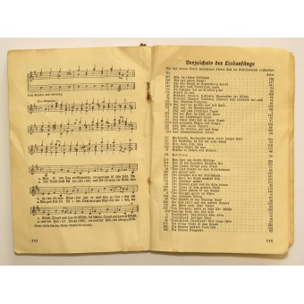 Das RAD-Liederbuch mit Unterschriften von Armeefreunden. Espenlaub militaria