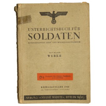 Weber: Serviceinstruktion för Wehrmacht, utgåva för tungt artilleri. Espenlaub militaria