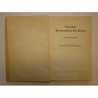 Book about Fallschirmjagers - Von den Karawanken bis Kreta. Espenlaub militaria