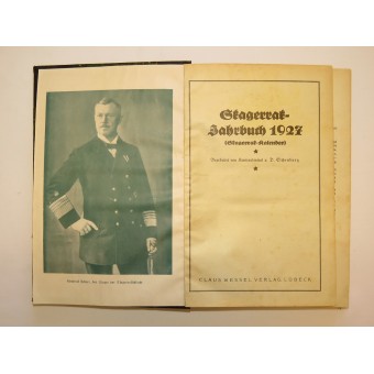 Saksan merivoimat Almanach - Skagerrak -Jahrbuch 1927. Espenlaub militaria