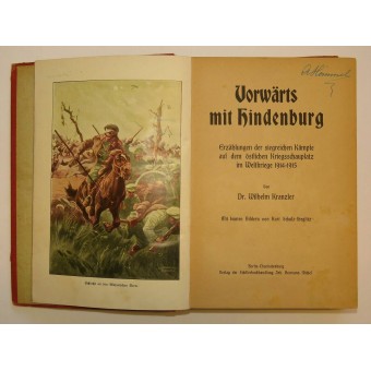 Raskas kuvitettu kirja eteenpäin Hindenburg. Espenlaub militaria
