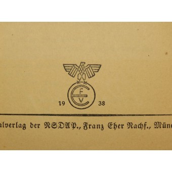 Sangue e onore Una lotta per la rinascita tedesco, Alfred Rosenberg. Espenlaub militaria