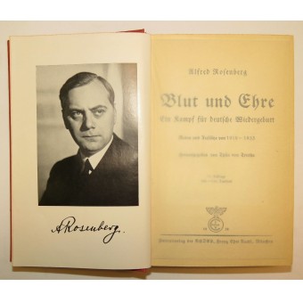 Blod och heder En kamp för Tysklands återuppståndelse, Alfred Rosenberg. Espenlaub militaria