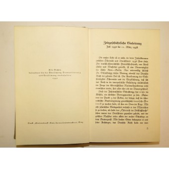 Propaganda libro su strada austriaca per il Terzo Reich - Aufbruch ins Reich. Espenlaub militaria