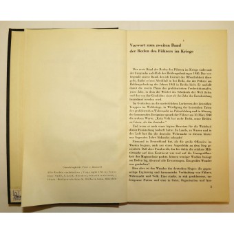 «Битва за свободу Великой Германии», том II, Речи Адольфа Гитлера с 10 марта 1940. Espenlaub militaria