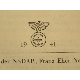 De strijd om de vrijheid van de Grote Duitsland, Volume II, toespraken van Adolf Hitler. Espenlaub militaria