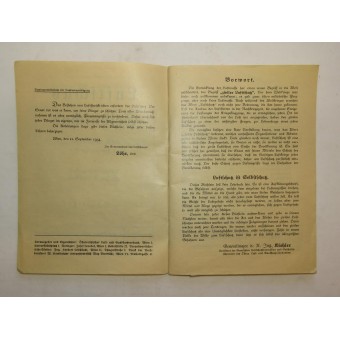 Aria difesa Terzo Reich libro di testo con limmagine allegata e alcuni conspectus. Espenlaub militaria