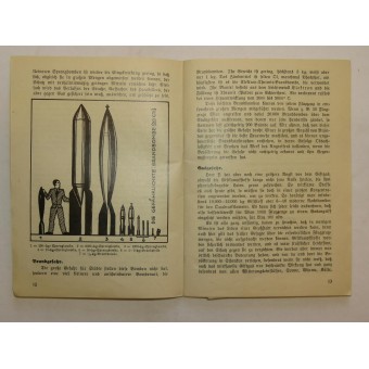 Luftverteidigung 3. Reich Lehrbuch mit beigefügtem Bild und einigem Prospekt. Espenlaub militaria