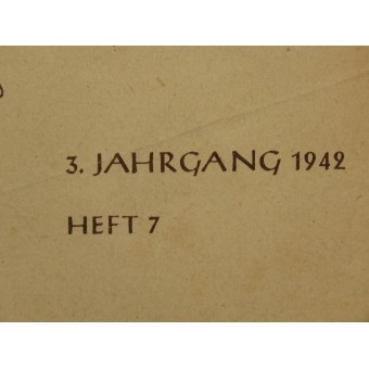 La lettura di tutti i giorni per i soldati tedeschi Soldatenblätter für Feier und Freizeit 3. Jahrgang 1942. Espenlaub militaria