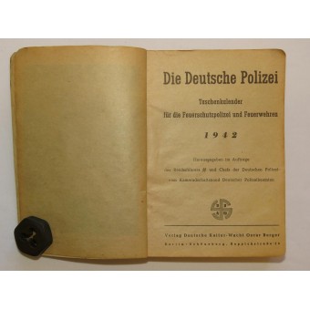 Le bloc-notes de la police allemande. Die Deutsche Polizei Taschenkalender. Espenlaub militaria