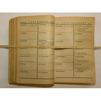 The notebook of german Police. Die Deutsche Polizei Taschenkalender. Espenlaub militaria
