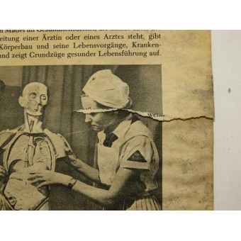 Пособие для врача в Гитлерюгенд. с повреждениями и следами влаги. Espenlaub militaria