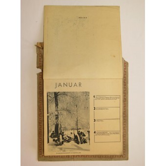 Wehrmacht Kalender 1940, le calendrier avec 52 cartes postales. Espenlaub militaria