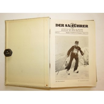 Suscripción anual para la revista SA por officers- Der SA-Führer, 1938. Espenlaub militaria