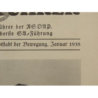 Сборник журналов за 1938-й год Der SA-Führer. Espenlaub militaria