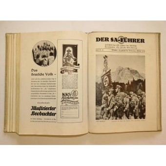 Yearly subscription for SA magazine for officers- Der SA-Führer, 1938. Espenlaub militaria