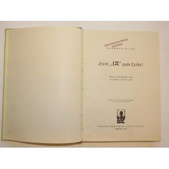 « Votre Oui à la vie! » 3ème Reich livre avec des images érotiques.. Espenlaub militaria
