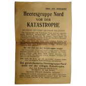Советская листовка:Heeresgruppe NORD vor dem Katastrophe, 1945