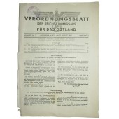 Verordnungsblatt des Reichskommissars für das Ostland; Nummer 34.