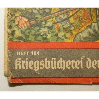 Hyökkää panssaroitu juna Kriegsbücherei der Deutschen Jugend, Heft 104. Espenlaub militaria