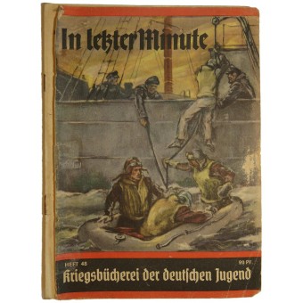 Damaged patriotical stroy book for HJ - In last minute. Espenlaub militaria