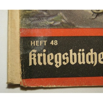 Damaged patriotical stroy book for HJ - In last minute. Espenlaub militaria
