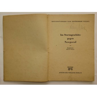 HJ libro de cuentos, En el Stug alemana contra Nowgorod. Espenlaub militaria