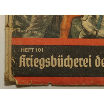 Kriegsbücherei der Deutschen Jugend, Heft 101, Ganze Batterie ... Feuer!. Espenlaub militaria