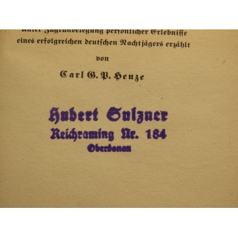 Военная библиотека Гитлерюгенд, Heft 103, “Nachtjäger am Feind”. Espenlaub militaria