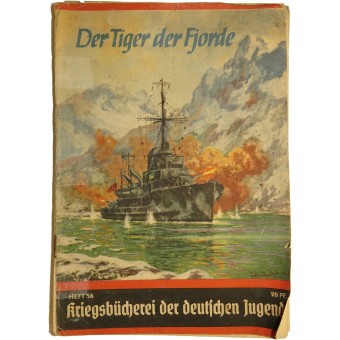 Kriegsbücherei der deutschen Jugend, Heft 56, Der Tiger der Fjorde.. Espenlaub militaria