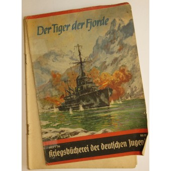 Kriegsbücherei der deutschen Jugend, Heft 56, « Der Tiger der Fjorde ». Espenlaub militaria