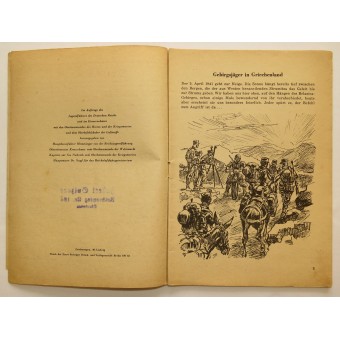 The mountain troopers in Greece,  DJ war stories library. Espenlaub militaria