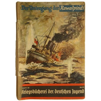Kriegsbücherei der deutschen Jugend, Heft 21, Der Untergang der Rawalpindi.. Espenlaub militaria